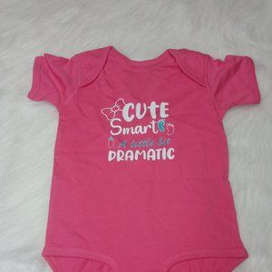 Baby bodysuit girl 24-month pink Baby clothe baby clothing Personalized custom